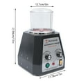 thumbnail image 2 of Jewelry Polisher 100mm Magnetic Tumbler Jewelry Polisher Finisher Diamonds Time Control Machine 10CM KT100 Magnetic Tumbler Polishing Drum Barrel Jewelry Polisher Machine Tool, 2 of 9