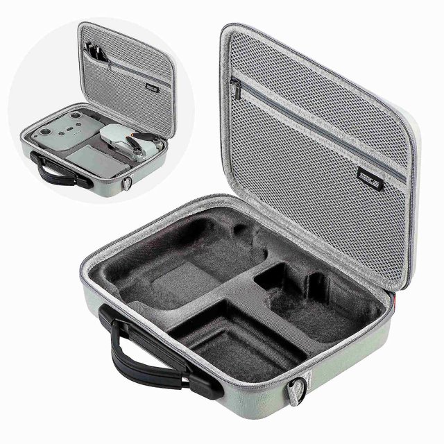 For Dji Mini 2 Drone Remote Controller Carrying Case Pu Leather Shoulder Bag