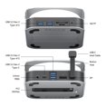 thumbnail image 2 of Base Dock VENTION para Mac mini M4/M4 Pro con Hub 10 en 1 Plateada, 2 of 8