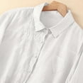 thumbnail image 5 of Hrsba Womens Long Sleeve Turndown Collar Blouse & Shirt,Womens' Tops Solid Color Collared Long Sleeve Fall Casual Wear, 5 of 5