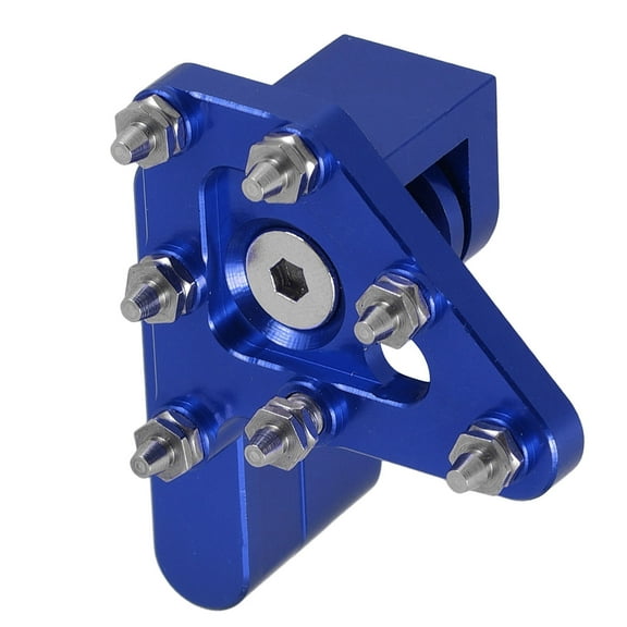 LULULION Blue Aluminum Alloy Motorcycle Foot Lever Tip Rear Brake Pedal