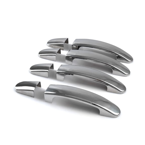 FOR FORD TRANSIT MK8 2013-2022 CHROME DOOR HANDLE COVER 4 DOORS STAINLESS STEEL