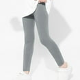 thumbnail image 5 of Girls Leggings Multipack - 3 Pack Soft Comfortable Athletic Leggings for Girls Gray 4-5 Years, 5 of 7