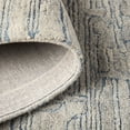 thumbnail image 5 of TOWN & COUNTRY LUXE Remi Abstract Line Art Handcrafted 100% Wool Area Rug, Grey/Blue, 9"x12", 5 of 10