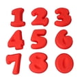 thumbnail image 1 of UPGRATOR 9 Pcs Moule en Silicone Matériau Certifié Rouge Numéro 0-8 Forme Antiadhésive Réutilisable Compatible Four Moule à Pâtisserie, 1 of 7
