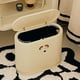 thumbnail image 3 of Bote de basura para el hogar, sala de estar, luz, baño de lujo, dormitorio simple, creativo, tipo empuje, espacio estrecho con tapa, 3 of 5