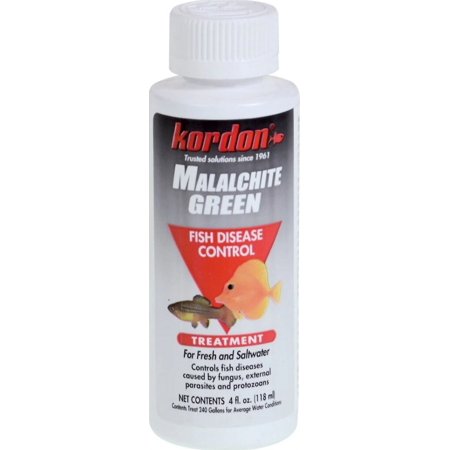 36 oz (9 x 4 oz) Kordon Malachite Green Disease Control