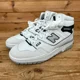 thumbnail image 5 of New Balance 650 Trainers Mens Size UK 7 White Black Angora Suede Hi Casual Shoes, 5 of 6