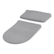thumbnail image 1 of Protector elástico para tapa de inodoro y tapa de tanque de inodoro, accesorios de repuesto Gris claro, 1 of 8