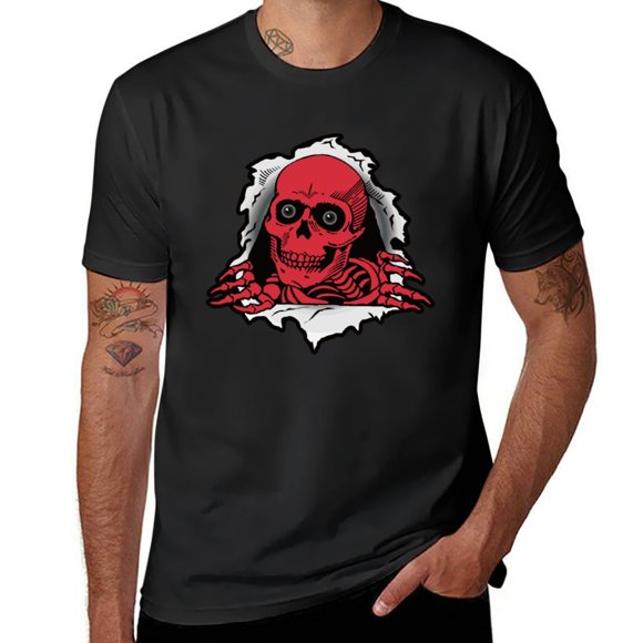 OUSIMEN Tees Skull Graphic T-Shirts for Men for Women S - 6XL