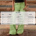 thumbnail image 3 of Karymi Mid‑Rise Wide‑Leg Jeans for Women, Decor Side Button Stretch Full‑Length Denim Pants with Pockets, 3 of 7