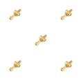 thumbnail image 3 of stanreset Mountain Bicycle Seat Post Fixed Detachable Anti-rust Screws Outdoor Activity Replacement Parts Accessories Gold M5x30 5Set, 3 of 6