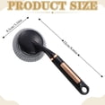 thumbnail image 2 of Dishwashing Brush, Steel Wool Dish Scrubber, Stainless Steel Dish Brush with Long Handle, for Cleaning Dishes, Cast Iron, Stock Pots, Pans, Griddles, Grills, 2 of 9