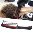 thumbnail image 3 of Salon Comb Stylish Anti-knotting Plastic Women Hair Comb for Home, 3 of 7