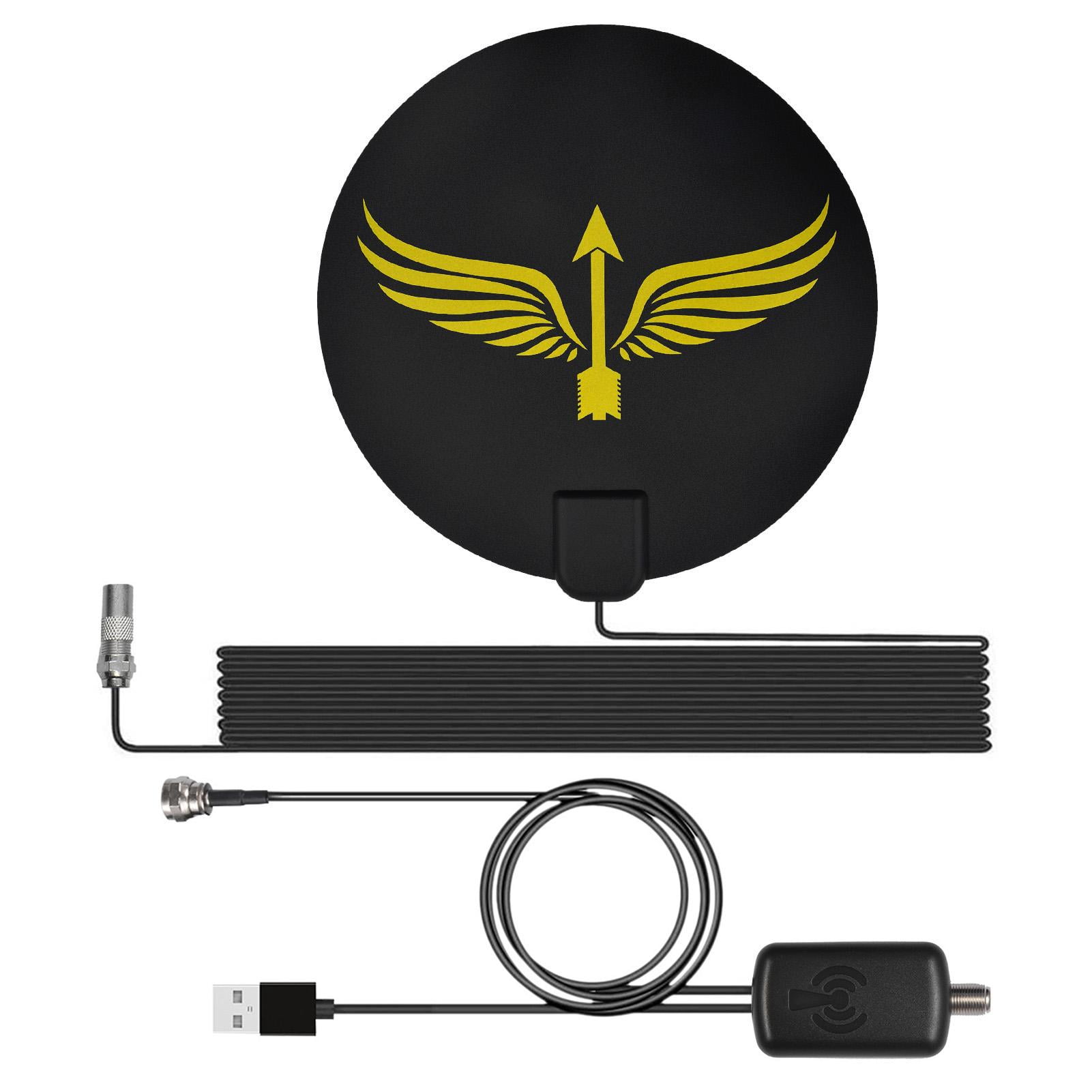 Antenne TV Numérique HD, Antenne HDTV Intégrale Intelligente pour Intérieur