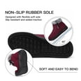thumbnail image 6 of LANREMON Womens Waterproof Snow Boots Comfort Ankle Boot Outdoor Faux Fur Lined Warm Winter Booties Shoes Fashion Wine Red Sneakers for women, 6 of 8