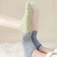 thumbnail image 2 of Womens Fuzzy Socks Cozy Fluffy Winter Warm Slipper Socks Microfiber Soft Home Sleeping Socks with Non Slip Grips, 2 of 10