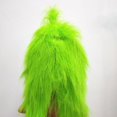 thumbnail image 2 of Máscara de Navidad verde Máscara de cosplay Disfraz de Navidad de felpa para adultos Cos, 2 of 5