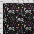 thumbnail image 2 of oneOone Polyester Lycra Black Fabric Skull Craft Projects Decor Fabric Printed By The Yard 56 Inch Wide, 2 of 4