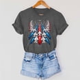 thumbnail image 6 of Busydd Tshirts Shirts for Women 4th of July American Flag Print Cotton T Shirts Independence Day Patriotic Graphic Tees Casual Summer Crewneck Short Sleeve Tops 2XL, 6 of 7