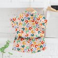 thumbnail image 4 of Icvfdpl Boys Summer Outfits Kids Pattern Short Sleeve Button Down Shirt Shorts Set Skin-Friendly Boy Clothes Set,18-24 Months, 4 of 9
