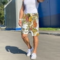 thumbnail image 7 of Bixox Men's Ducks and Flowers printed lightweight casual shorts, soft sleep shorts with pockets., 7 of 7