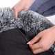 thumbnail image 3 of FEANDREA Cama de Perros, Cama para Mascotas, Diámetro de 50 cm, Cojín Central Extraíble y Lavable, Alfombra de Felpa, Gris Ombré, 3 of 5
