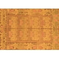 thumbnail image 1 of Ahgly Company Indoor Rectangle Abstract Orange Modern Area Rugs, 7' x 9', 1 of 4