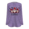 thumbnail image 4 of WEAIXIMIUNG Sweat-Shirt d'Hiver à Imprimé Floral pour Femmes Manches Longues Haut de Noël, 4 of 4