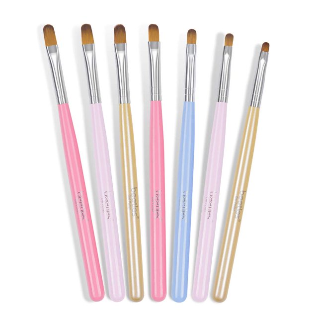 Gel Nail Brush, 7Pcs Poly Extension Gel Brush, Nail Art Tips Builder Brush Nail Painting Brush Pen Set for Home and Salon Use Zhivalor HMHZ414