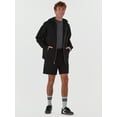 thumbnail image 3 of No Boundaries Soft Fleece Jogger Shorts, 6" Inseam, 2-Pack, Men's and Big Men's, 3 of 7