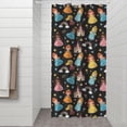 thumbnail image 2 of Black Princess Castle Pattern Shower Curtain 36"x72" ,Bathroom Decorative Shower Curtains Set with 12 Hooks,Modern Waterproof Washable Shower Curtain, 2 of 6