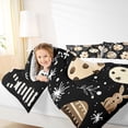 thumbnail image 3 of Erosebridal Cartoon Easter Eggs Full Size Comforter Sets,Funny Bunny Rabbit Bedding Sets For Kids Girls Reversible 3-Piece, 3 of 7