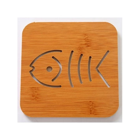

Feiona Hollow Wooden Cute Coaster Kitchen Tableware Mat Placemat Pot Dish Mat