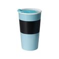thumbnail image 2 of Copco 2 Pack Set Ceramic Desk 10 Fluid Ounce Mugs, Blue and White, 2 of 5