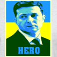 thumbnail image 3 of CafePress - Ukrainian President Zelenskyy Ukraine Flag T Shirt - Men's Classic Graphic T-Shirt, 3 of 4