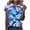 Multicolor#2, variant on Tnhcen Women's Summer Floral Print Crewneck Short Sleeve Basics T-Shirt | Plus Size Friendly (S-5XL)