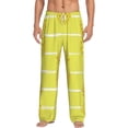 thumbnail image 2 of Lsque Gold Pineapple Print Men's Pajama Pants, Lounge Pant - Comfortable Home Wear,Elastic Waistband, Stylish Design-Medium, 2 of 9