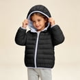 thumbnail image 4 of Jalioing Toddler Kids Puffer Jacket Winter Thermal Quilted Jacket Lightweight Zipper Up Hooded Puffy Coat 1-8 Years, 4 of 8