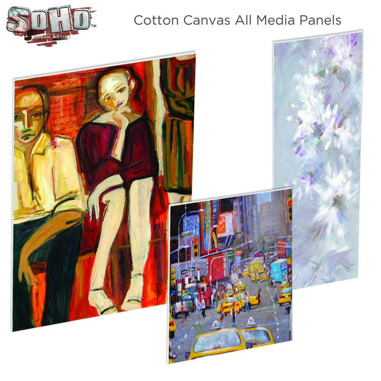 Soho Canvas Panels Square Sizes Set of 12
