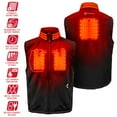 thumbnail image 5 of Gerbing 7V Men's Torrid Softshell Heated Vest 2.0 S, 5 of 5