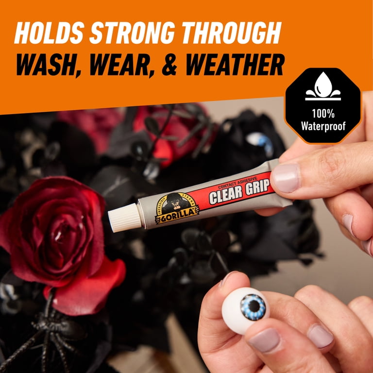 Gorilla Contact Glue 5g Mini Tubes, Waterproof Flexible Crystal