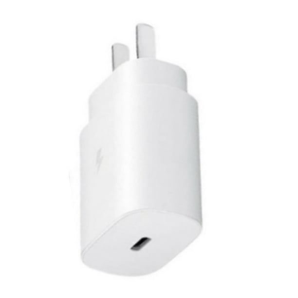 Cargador tipo C de 25 W PD USB C, cargador de pared, bloque de carga súper rápido para Samsung Note10 S20