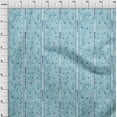 thumbnail image 3 of oneOone Cotton Poplin Light Blue Fabric Circle,Dot & Triangle Geometric Dress Material Fabric Print Fabric By The Yard 42 Inch Wide, 3 of 4