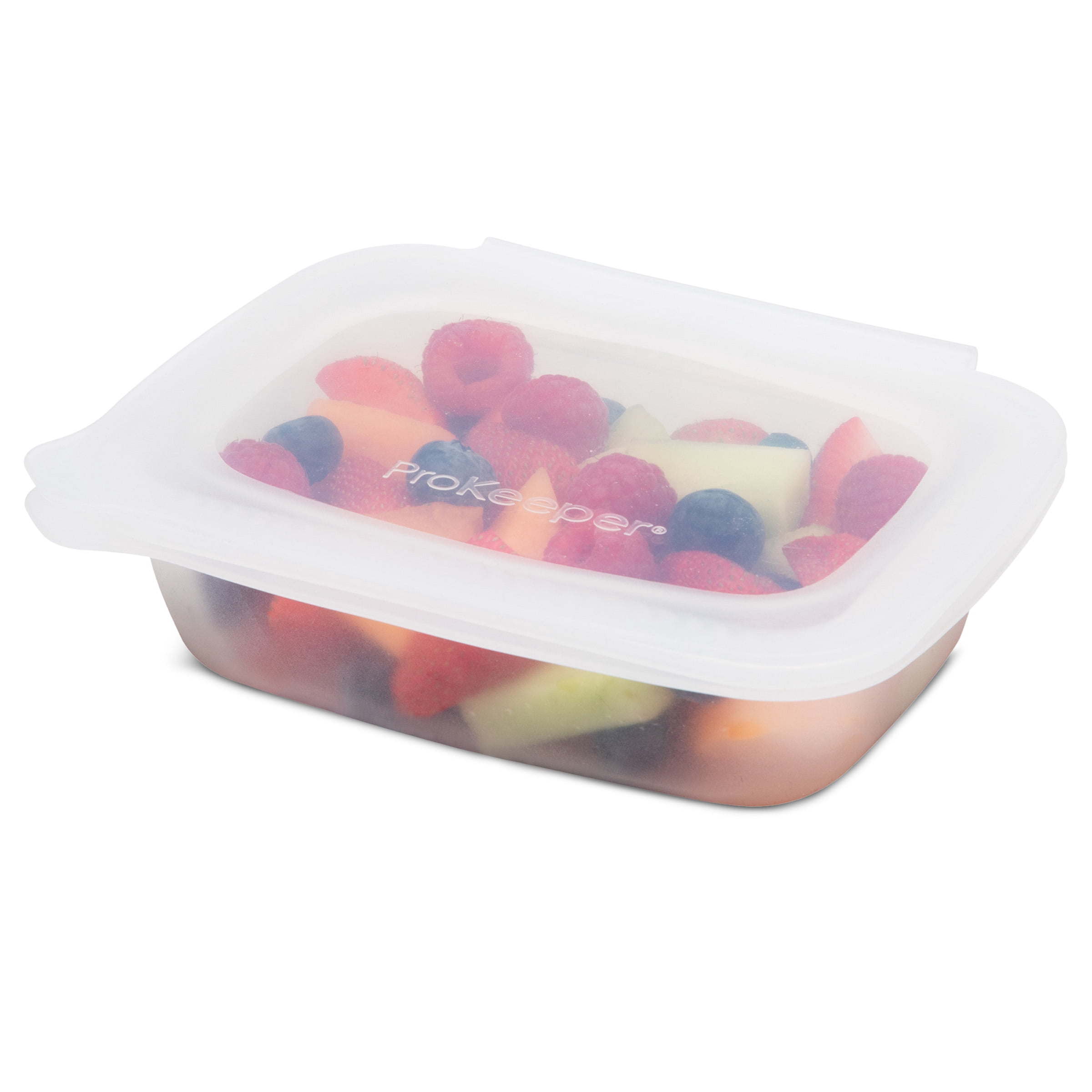 (6 pack) Prokeeper+ 2 Cup Silicone Softbox, Ideal Use for Workday Meals and Travel