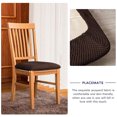 thumbnail image 6 of Stretch Chair Seat Covers, Spandex Jacquard Chair Seat Covers Removable Washable Chair Seat Cushion Cover For Kitchen, 6 of 6