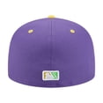 thumbnail image 4 of Men's-New Era  Purple Biloxi Shuckers Theme Nights 59FIFTY Fitted Hat, 4 of 5