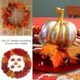 thumbnail image 4 of Autumn Maple Autumn Colors Large Autumn Silk Tableware for Fall Weddings and Fall Parties (Color  100 PCS) US, 4 of 11