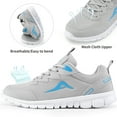 thumbnail image 3 of Ecetana Womens Walking Running Shoes Lightweight Breathable Mesh Tennis Sneakers, 3 of 6