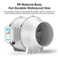 thumbnail image 7 of 4 Inch Silent Inline Exhaust Fan, Bathroom Extractor Duct Ventilation for Kitchen Toilet Wall Pipe Air Vent neck fan ,Easy to Install, 7 of 7